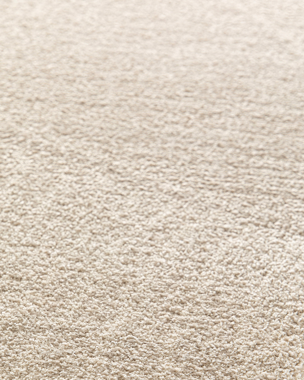 gros plan sur le velours beige et le relief nervuré des feuilles d'un tapis Folio
