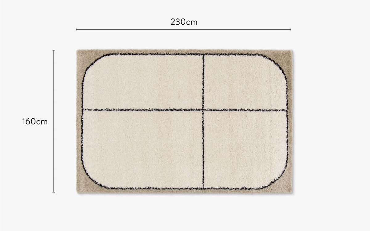 dimensions tapis design kento petit format